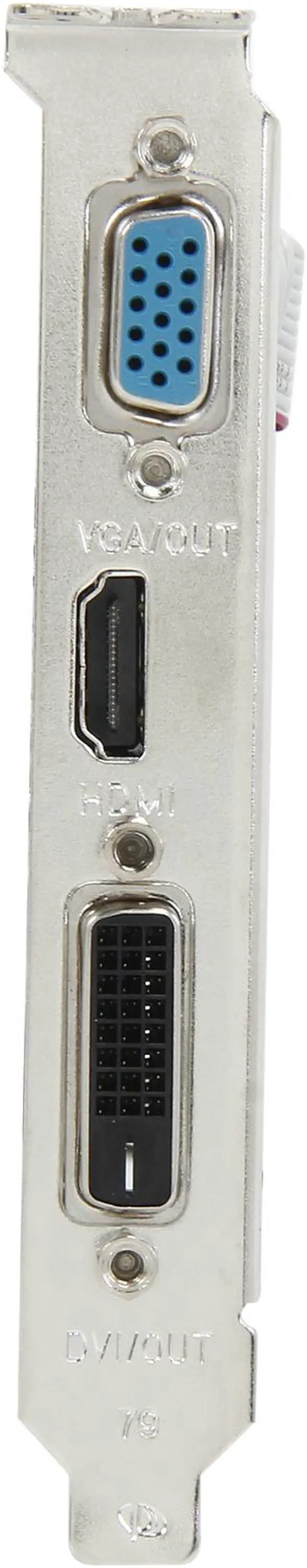 Alt view image 2 of 5 - PNY GeForce GT 720 1GB DDR3 PCI Express 2.0 x8 Low Profile Graphics Card VCGGT7201D3LXPB