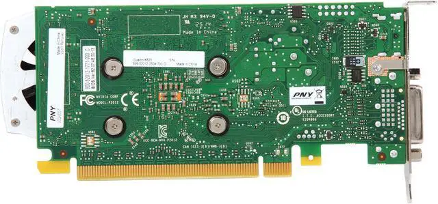Alt view image 4 of 5 - PNY Quadro K620 VCQK620-PB 2GB 128-bit DDR3 PCI Express 2.0 x16 Low Profile Graphics Card