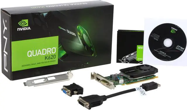 Alt view image 5 of 5 - PNY Quadro K620 VCQK620-PB 2GB 128-bit DDR3 PCI Express 2.0 x16 Low Profile Graphics Card