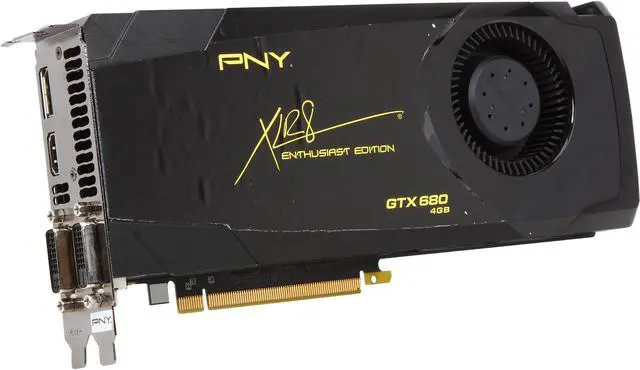 Main image of PNY GeForce GTX 680 4GB GDDR5 PCI Express 3.0 x16 SLI Support Graphics Card RVCGGTX6804XXB