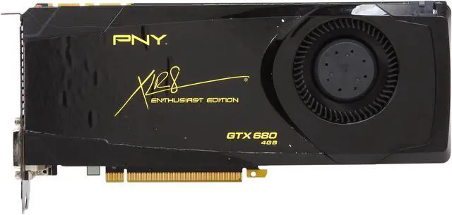 Alt view image 3 of 6 - PNY GeForce GTX 680 4GB GDDR5 PCI Express 3.0 x16 SLI Support Graphics Card RVCGGTX6804XXB
