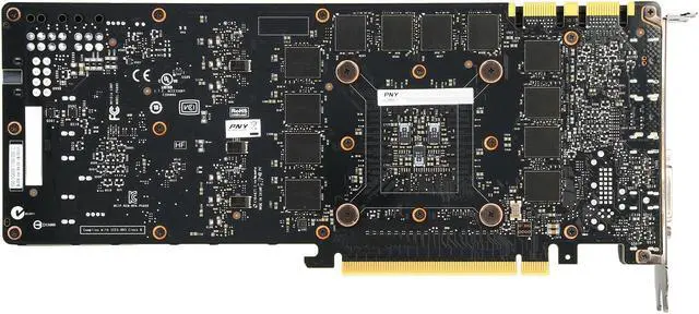 Alt view image 4 of 6 - PNY Quadro M6000 VCQM6000-PB 12GB 384-bit GDDR5 PCI Express 3.0 x16 10.5" x 4.4", Dual Slot Graphics Card