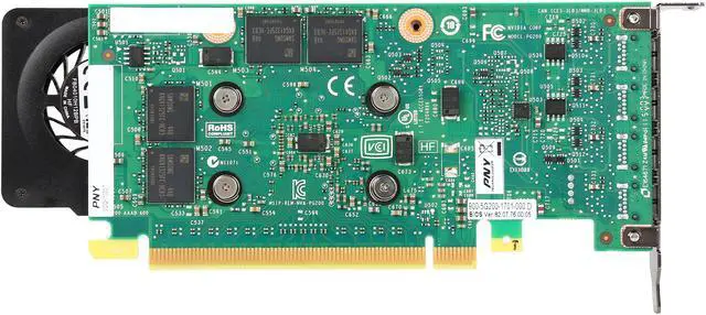 Alt view image 4 of 5 - PNY Quadro K1200 VCQK1200DVI-PB 4GB 128-bit GDDR5 PCI Express 2.0 ATX or SFF Workstation Video Card for DVI