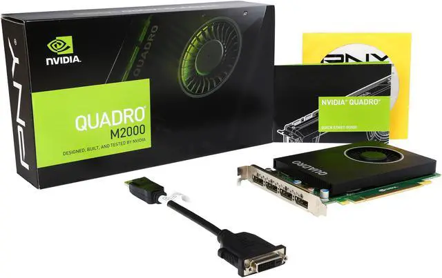 Alt view image 5 of 5 - PNY Quadro M2000 VCQM2000-PB 4GB 128-bit GDDR5 PCI Express 3.0 x16 Graphics Card