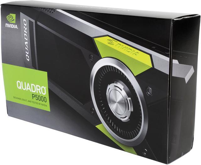 Alt view image 6 of 6 - PNY OEM Version, No box Quadro P5000 VCQP5000-PB 16GB 256-bit GDDR5X PCI Express 3.0 x16 Full Height Graphics Card