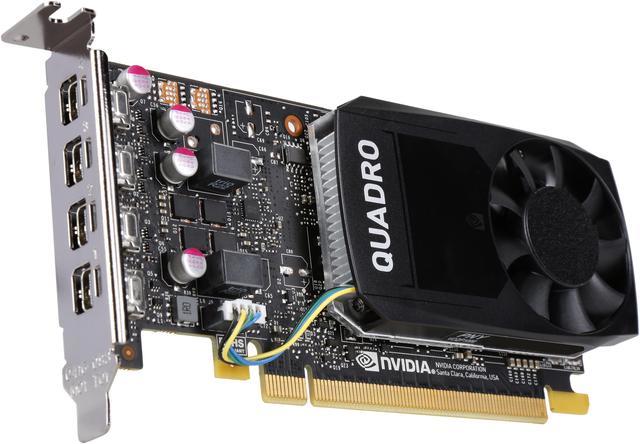 PNY Quadro P1000 VCQP1000-PB 4GB 128-bit GDDR5 PCI Express 3.0 x16 Low  Profile Video Cards - Workstation - Newegg.com