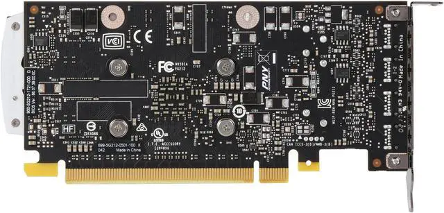 Alt view image 5 of 5 - PNY Quadro P600 VCQP600-PB 2GB 128-bit GDDR5 PCI Express 3.0 x16 Low Profile Graphics Card