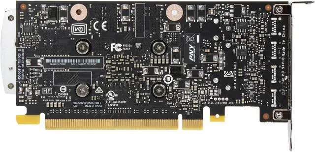 Alt view image 4 of 5 - PNY Quadro P400 VCQP400-PB 2GB 64-bit GDDR5 PCI Express 3.0 x16 Low Profile Graphics Card