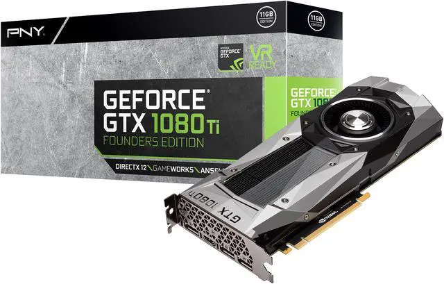 Alt view image 4 of 5 - PNY GeForce GTX 1080 Ti FE 11GB GDDR5X PCI Express 3.0 x16 Graphics Card VCGGTX1080T11PB-FE