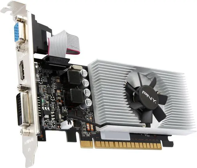 Main image of PNY GeForce GT 730 1GB GDDR5 Low Profile Graphics Card RGMG731WE2H1EA1KTP