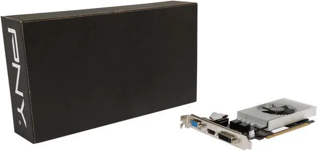 Alt view image 5 of 5 - PNY GeForce GT 730 1GB GDDR5 Low Profile Graphics Card RGMG731WE2H1EA1KTP