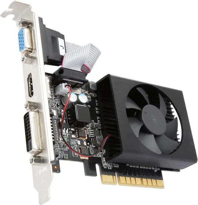 Main image of PNY GeForce GT 710 1GB DDR3 Low Profile Graphics Card RGMGT71WE2F1EA1KTP