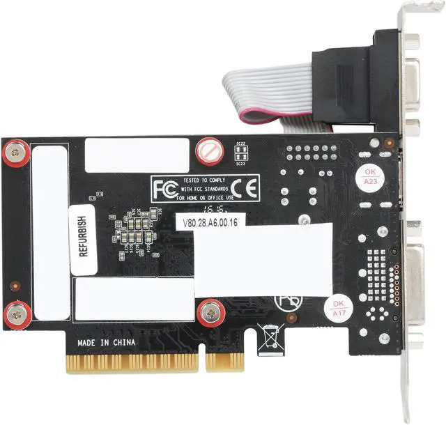 Alt view image 4 of 5 - PNY GeForce GT 710 1GB DDR3 Low Profile Graphics Card RGMGT71WE2F1EA1KTP