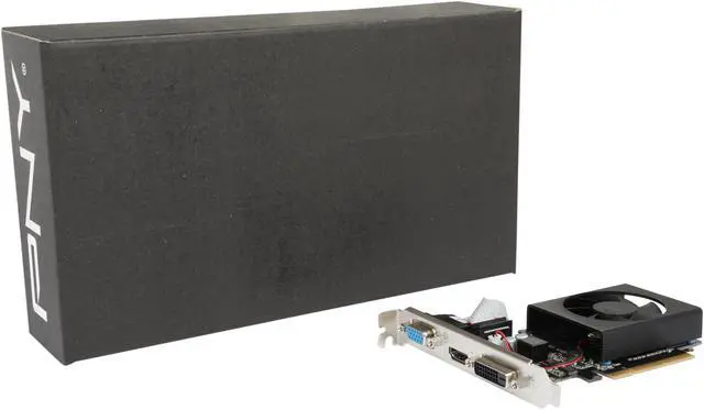 Alt view image 5 of 5 - PNY GeForce GT 710 1GB DDR3 Low Profile Graphics Card RGMGT71WE2F1EA1KTP