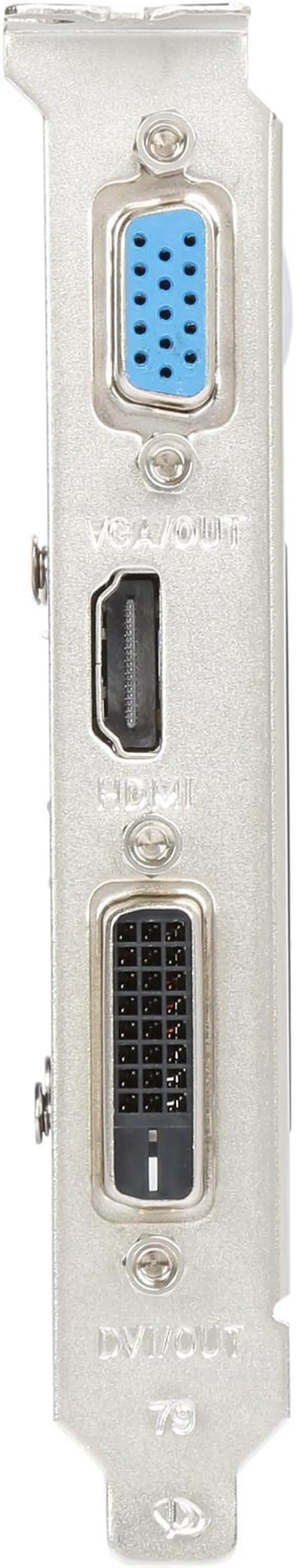 Alt view image 2 of 4 - PNY GeForce GT 710 2GB DDR3 PCI Express 2.0 x8 Low Profile Graphics Card RGMGT71WE2F2CA1KTP