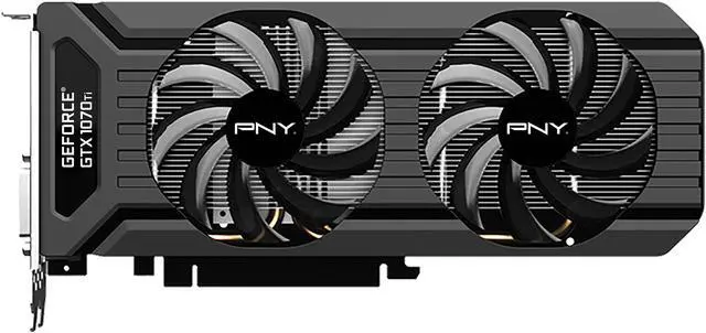 Alt view image 3 of 4 - PNY GeForce GTX 1070 Ti 8GB GDDR5 PCI Express 3.0 x16 SLI Support Graphics Card VCGGTX1070T8PB