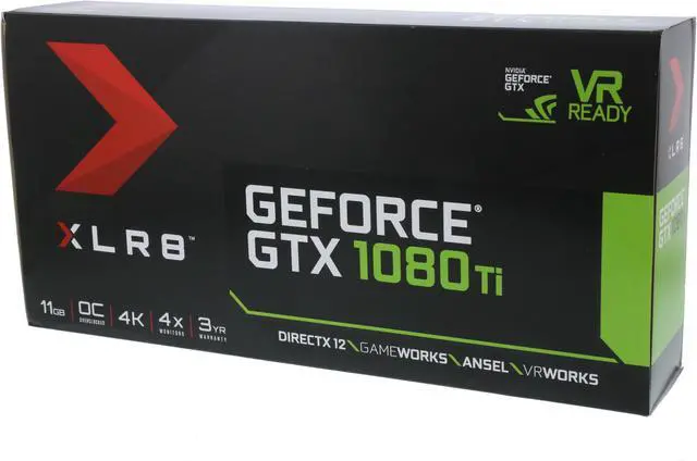 Alt view image 5 of 5 - PNY XLR8 GeForce GTX 1080 Ti 11GB GDDR5X PCI Express 3.0 x16 SLI Support Graphics Card VCGGTX1080T11PB-OC2