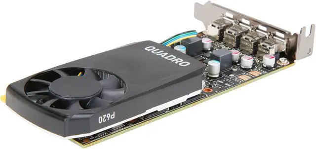 Alt view image 5 of 7 - PNY Quadro P620 VGA VCQP620-PB 2GB 128-bit GDDR5 PCI Express 3.0 x16 Graphics Card