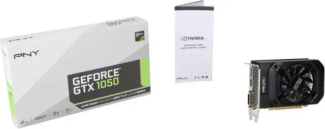 Alt view image 6 of 6 - PNY GeForce GTX 1050 2GB GDDR5 PCI Express 3.0 x16 Graphics Card VCGGTX 10502PB-BB