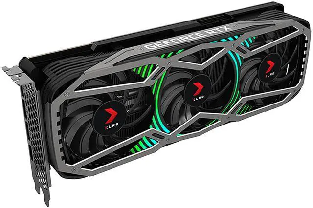 Alt view image 3 of 6 - PNY XLR8 GeForce RTX 3080 10GB LHR GDDR6X PCI Express 4.0 Graphics
