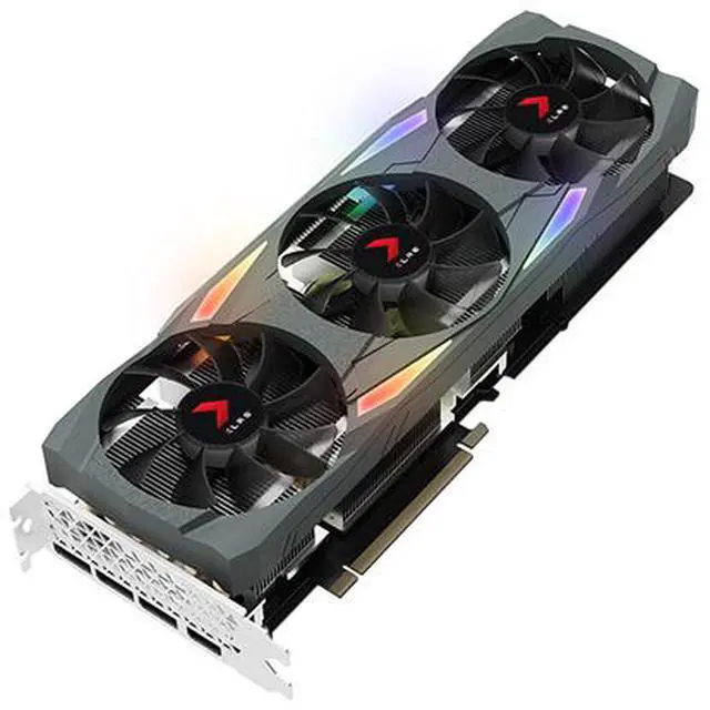Alt view image 5 of 9 - PNY GeForce RTX 3080 10GB XLR8 Gaming UPRISING EPIC-X RGB Triple Fan Graphics Card, VCG308010TFXMPB