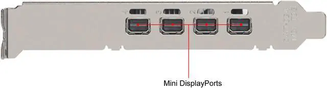 Alt view image 5 of 5 - PNY Quadro P1000 VCQP1000V2-PB 4GB 128-bit GDDR5 PCI Express 3.0 x16 Low Profile Graphics Card