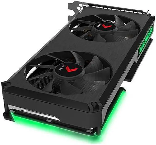 Alt view image 4 of 9 - PNY GeForce RTX 3060 Ti 8GB XLR8 Gaming REVEL EPIC-X RGB Dual Fan Edition Video Card, VCG3060T8DFXPPB
