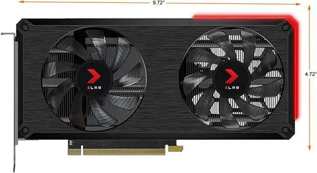 Alt view image 2 of 9 - PNY GeForce RTX 3060 Ti 8GB XLR8 Gaming REVEL EPIC-X RGB Dual Fan Edition Video Card, VCG3060T8DFXPPB
