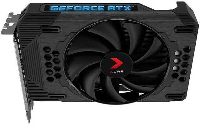 Alt view image 3 of 5 - PNY GeForce RTX 3060 12GB XLR8 Gaming REVEL EPIC-X RGB Single Fan Graphics Card, VCG306012SFXPPB