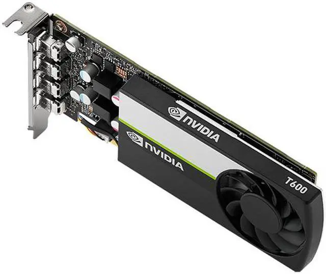 Alt view image 7 of 9 - PNY T600 VCNT600-PB 4GB 128-bit GDDR6 PCI Express 3.0 x16 Low Profile Graphics Card
