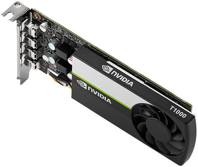 Alt view image 7 of 9 - PNY VCNT1000-PB NVIDIA T1000 Graphic Card - 4GB GDDR6 - LP - Single Slot