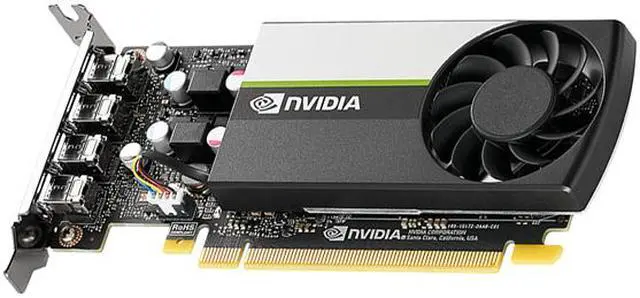 Alt view image 9 of 10 - PNY T1000 VCNT10008GB-PB 8GB 128-bit GDDR6 PCI Express 3.0 x16 Graphics Card