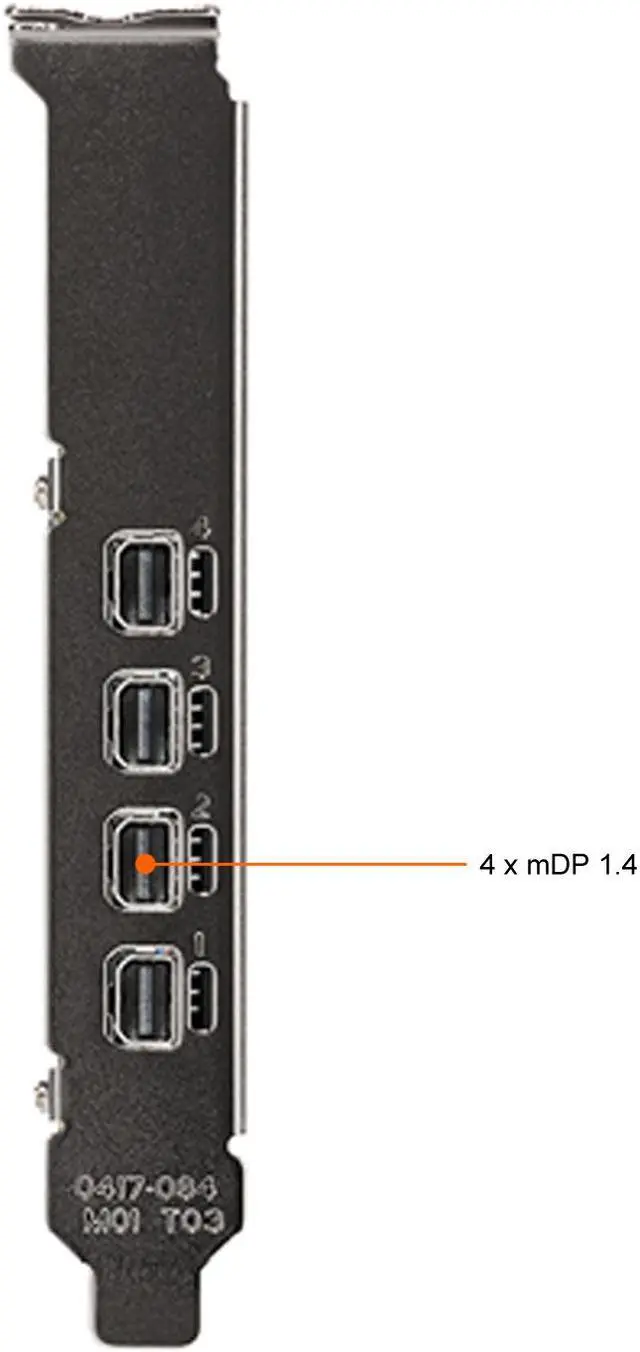 Alt view image 4 of 10 - PNY T1000 VCNT10008GB-PB 8GB 128-bit GDDR6 PCI Express 3.0 x16 Graphics Card