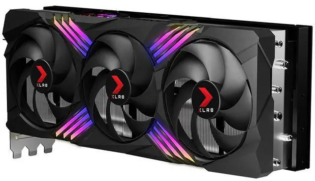 Alt view image 4 of 11 - PNY Gaming VERTO XLR8 NVIDIA GeForce RTX 4090 24GB GDDR6X PCI Express 4.0 EPIC-X RGB Triple Fan Video Card