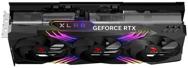 Alt view image 5 of 11 - PNY Gaming VERTO XLR8 NVIDIA GeForce RTX 4090 24GB GDDR6X PCI Express 4.0 EPIC-X RGB Triple Fan Video Card