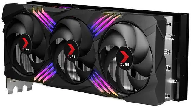 Alt view image 6 of 11 - PNY GeForce RTX 4090 24GB XLR8 Gaming VERTO EPIC-X RGB Overclocked Triple Fan DLSS 3 VCG409024TFXXPB1-O