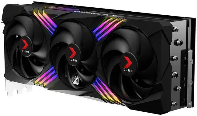Alt view image 5 of 11 - PNY GeForce RTX 4080 16GB XLR8 Gaming VERTO EPIC-X RGB Triple Fan Graphics Card DLSS 3
