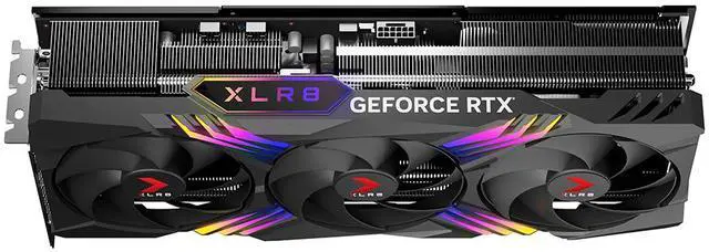 Alt view image 6 of 11 - PNY GeForce RTX 4080 16GB XLR8 Gaming VERTO EPIC-X RGB Triple Fan Graphics Card DLSS 3