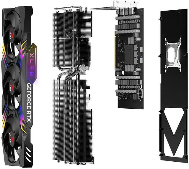 Alt view image 9 of 11 - PNY GeForce RTX 4080 16GB XLR8 Gaming VERTO EPIC-X RGB Triple Fan Graphics Card DLSS 3