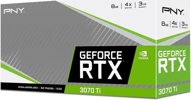 Alt view image 8 of 9 - PNY VERTO GeForce RTX 3070 Ti 8GB GDDR6X PCI Express 4.0 x16 ATX Graphics Card VCG3070T8TFBPB1