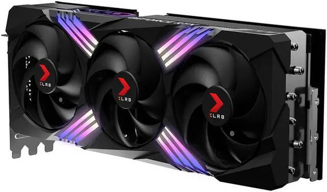 Alt view image 5 of 13 - PNY GeForce RTX 4070 Ti 12GB XLR8 Gaming VERTO EPIC-X RGB Triple Fan Graphics Card DLSS 3