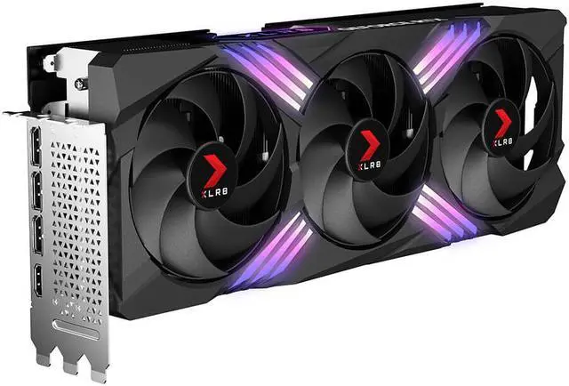 Alt view image 4 of 13 - PNY GeForce RTX 4070 Ti 12GB XLR8 Gaming VERTO EPIC-X RGB Triple Fan Graphics Card DLSS 3