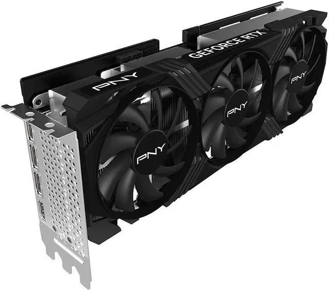 Alt view image 4 of 11 - PNY GeForce RTX 4070 Ti 12GB VERTO Triple Fan Graphics Card DLSS 3