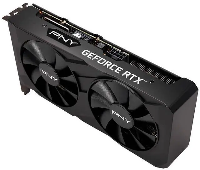 Alt view image 4 of 10 - PNY GeForce RTX 3050 8GB Verto Dual Fan VCG30508DFBPB1