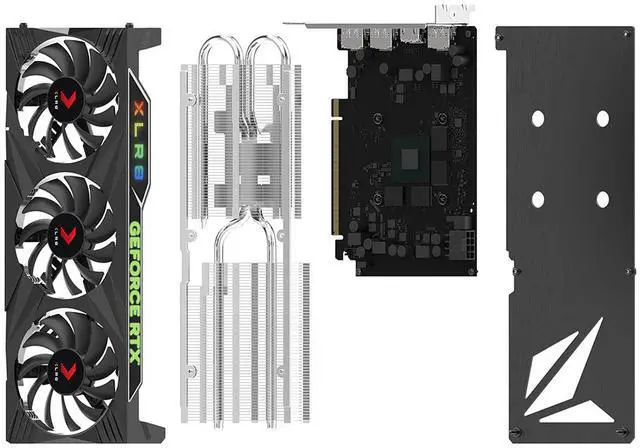 Alt view image 9 of 9 - PNY VERTO GeForce RTX 4060 8GB GDDR6 PCI Express 4.0 x16 ATX Graphics Card VCG40608TFXXPB1-O