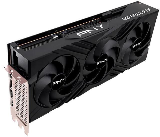 Alt view image 4 of 11 - PNY GeForce RTX 4080 SUPER 16GB VERTO Overclocked Triple Fan DLSS 3 VCG4080S16TFXPB1-O