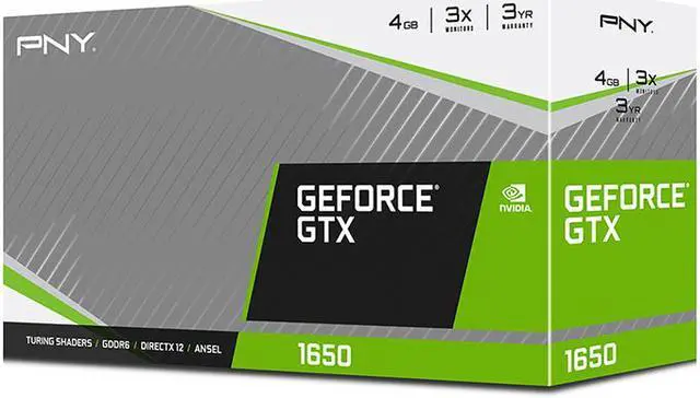 Alt view image 7 of 8 - PNY GeForce GTX 1650 4GB VERTO GDDR6 Dual Fan VCG16514D6DFXPB1