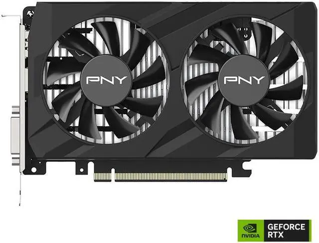Alt view image 2 of 8 - PNY GeForce GTX 1650 4GB VERTO GDDR6 Dual Fan VCG16514D6DFXPB1