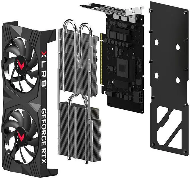 Alt view image 9 of 9 - PNY VERTO GeForce RTX 4060 Ti 16GB GDDR6 PCI Express 4.0 x8 ATX Graphics Card VCG4060T16DFXPB1-O