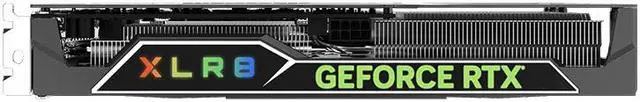 Alt view image 9 of 9 - PNY GeForce RTX 4060 8GB XLR8 Gaming VERTO EPIC-X RGB Overclocked Triple Fan DLSS 3 VCG40608TFXXPB1-O